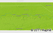 Physical 3D Map of the area around 59° 13' 17" N, 78° 16' 30" E