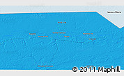 Political 3D Map of the area around 59° 13' 17" N, 78° 16' 30" E