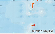 Political Map of the area around 59° 13' 17" N, 80° 40' 30" W