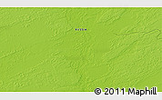 Physical 3D Map of the area around 59° 13' 17" N, 85° 4' 29" E