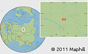 Savanna Style Location Map of the area around 59° 13' 17" N, 85° 4' 29" E