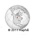 Outline Map of the Area around 59° 13' 17" N, 94° 16' 30" W, rectangular outline