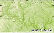 Physical Map of the area around 59° 13' 17" N, 96° 58' 29" E