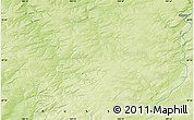 Physical Map of the area around 59° 34' 34" N, 108° 52' 30" E