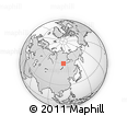 Outline Map of the Area around 59° 34' 34" N, 110° 34' 29" E, rectangular outline