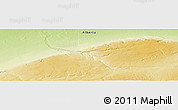 Physical Panoramic Map of the area around 59° 34' 34" N, 115° 31' 30" W