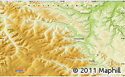 Physical Map of the area around 59° 34' 34" N, 116° 31' 30" E
