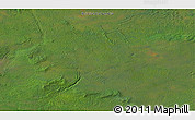 Satellite 3D Map of the area around 59° 34' 34" N, 122° 19' 29" W