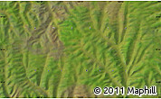 Satellite Map of the area around 59° 34' 34" N, 124° 10' 30" E