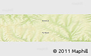 Physical Panoramic Map of the area around 59° 34' 34" N, 124° 10' 30" E