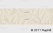 Shaded Relief Panoramic Map of the area around 59° 34' 34" N, 124° 10' 30" E