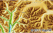 Physical Map of White Pass