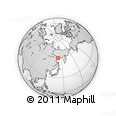Outline Map of the Area around 59° 34' 34" N, 141° 10' 30" E, rectangular outline