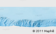 Physical Panoramic Map of the area around 59° 34' 34" N, 145° 16' 30" W