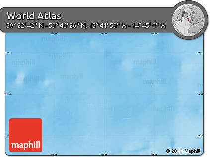 Physical Map of the Area around 59° 34' 34" N, 15° 13' 29" W