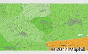 Political 3D Map of Hagsta
