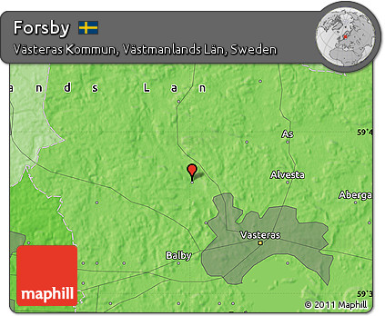 Political Map of Forsby