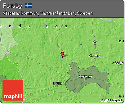 Political Map of Forsby
