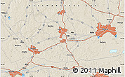 Shaded Relief Map of Hagsta
