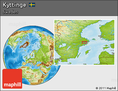 Physical Location Map of Kyttinge