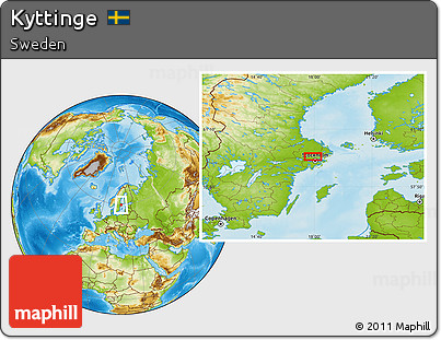 Physical Location Map of Kyttinge