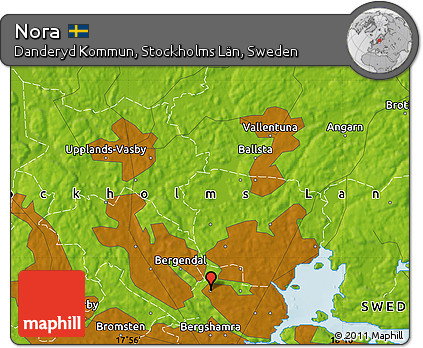 Physical Map of Nora