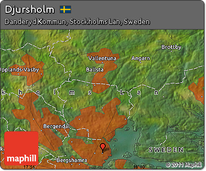 Satellite Map of Djursholm