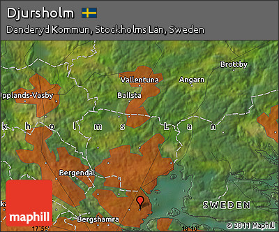 Satellite Map of Djursholm