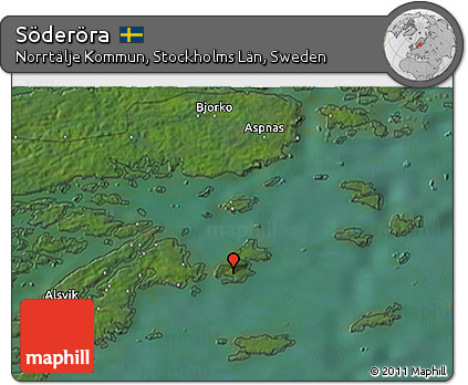 Satellite 3D Map of Söderöra