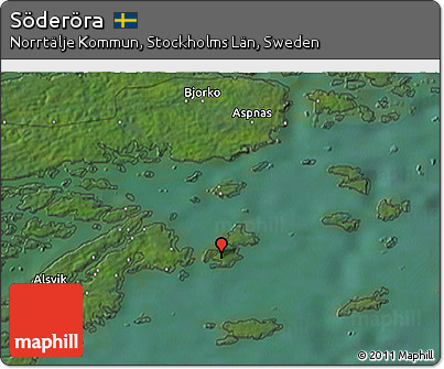 Satellite 3D Map of Söderöra