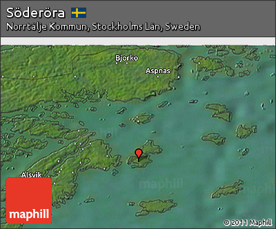 Satellite 3D Map of Söderöra