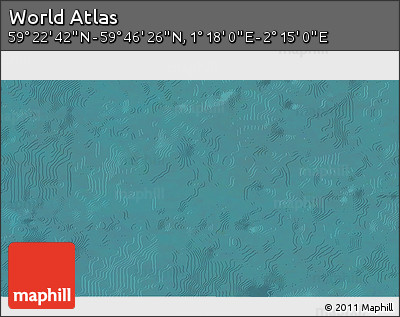 Satellite 3D Map of the Area around 59° 34' 34" N, 1° 46' 29" E