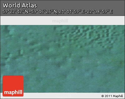 Satellite 3D Map of the Area around 59° 34' 34" N, 22° 10' 29" E