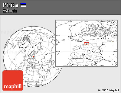 Blank Location Map of Pirita