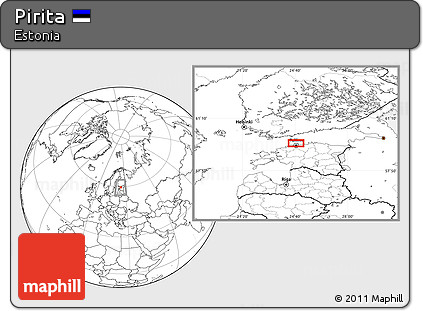 Blank Location Map of Pirita