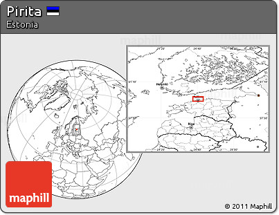 Blank Location Map of Pirita