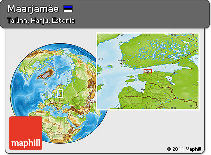 Physical Location Map of Maarjamäe