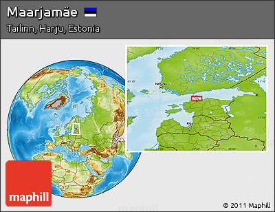 Physical Location Map of Maarjamäe
