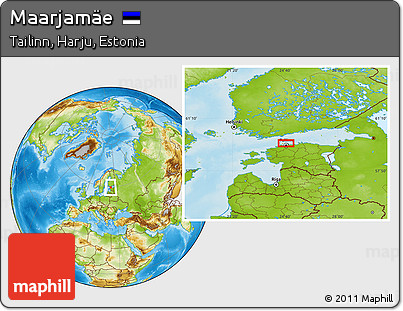 Physical Location Map of Maarjamäe