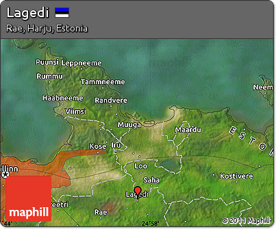 Satellite Map of Lagedi