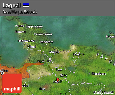 Satellite Map of Lagedi