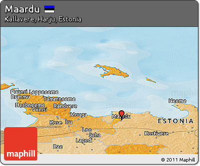 Political Panoramic Map of Maardu