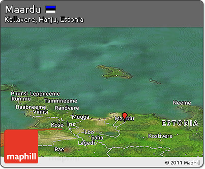 Satellite Panoramic Map of Maardu