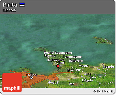 Satellite Panoramic Map of Pirita