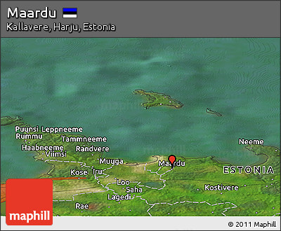 Satellite Panoramic Map of Maardu