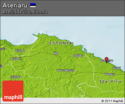 Physical 3D Map of Aseriaru