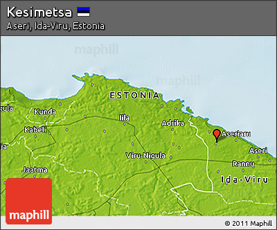 Physical 3D Map of Kesimetsa