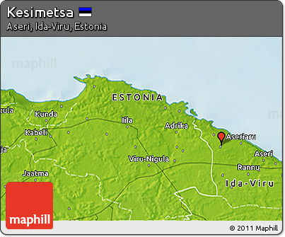 Physical 3D Map of Kesimetsa