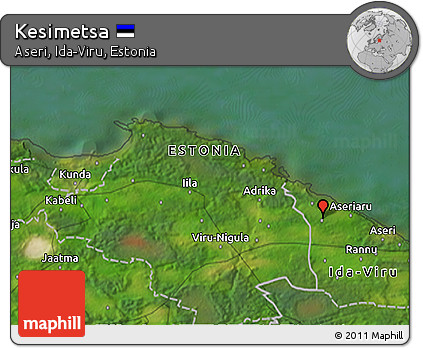 Satellite 3D Map of Kesimetsa