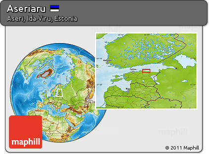 Physical Location Map of Aseriaru